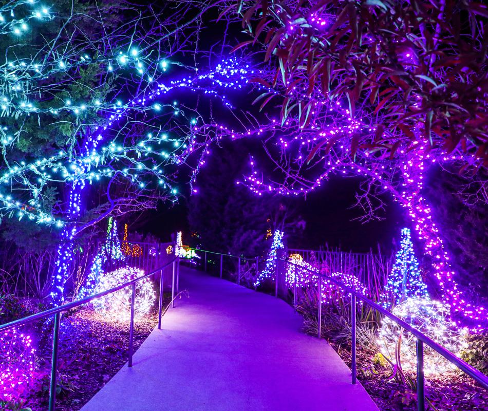 Caroling at Tulsa Botanic Garden